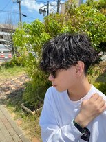 アース 郡山コスモス通り店(HAIR&MAKE EARTH)&nbsp;ナチュラルマッシュ×ソフトパーマ