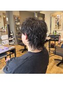 ◎メンズウルフのスパイラルパーマ◎