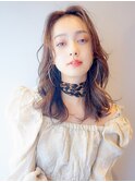 韓国くびれミディ×ラフウェーブ