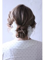 サロンチーズ(SALON CHEESE) ルーズ編み込み×パーティーヘアセット