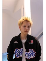 ディスデイバイネルケ 立川(Thisday by nelke)&nbsp;ハイトーンブロンドスパイキーショートアップバング立川メンズ
