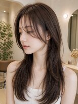 アンフィニー 銀座(ANFINI) 似合う前髪/顔周りカット/前髪カット/サイドバング/銀座