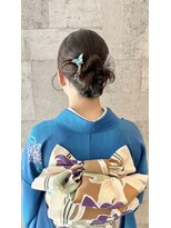 アムールマヤ&nbsp;長野市 大人可愛いタイトシニヨン