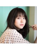 【orange cracker】大人小顔デジタルパーマ☆ひし形ロブ　久米川