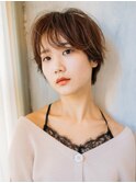 スッキリ可愛いショートレイヤー