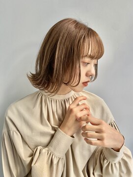 フィルムス 田町芝浦(FILMS) 黒髪/クラゲヘアー/オリーブグレー/小顔/ココアベージュ/田町