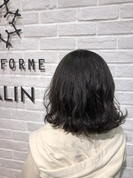 ビューティー エールフォルム 浜松有玉店(BEAUTY YELLFORME) ふんわりボブ×ダークグレージュ