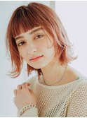 外巻きエアリーボブ