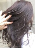 ラベンダーピンク/くびれミディ/前髪カタログ/ラベンダーカラー