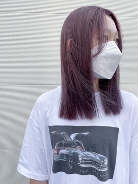 アヴァンセ サニー美容室 くすみラベンダー