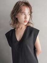 カンナ(Canna)&nbsp;ウルフボブ/フェザーバング/カーキグレージュ/髪質改善/20代30代