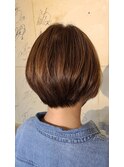 丸みショートボブ