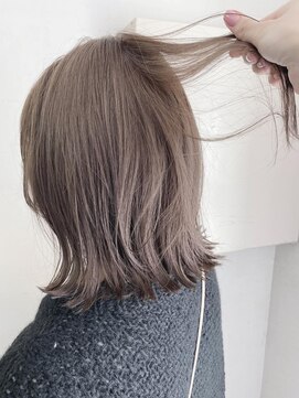 キャンバス バイ ネオリーブ 横浜西口(Canvas by neo.) シルキーベージュ ブリーチなし ボブレイヤー