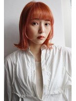 セシルヘアー 松山店(Cecil hair)&nbsp;くびれボブ/外ハネボブ/オレンジブラウン