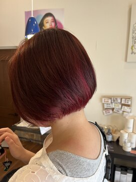 ヤコブ ヘアー(Jacob hair) ブリーチ有　ダブルレッドカラー