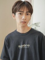 メンズシースルーバング  マッシュ マッシュパーマ カルマパーマ