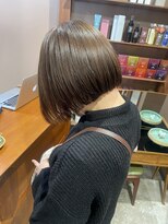 インビテーション(invitation) 顎ラインボブ×明るめアッシュベージュ
