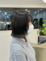 シュク 高円寺(SYUK)&nbsp;タッセルカット/ダークグレーアッシュ/ボブ【高円寺 中野】