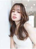 レイヤーカット簡単スタイリング韓国ヘア美髪質改善フルバング