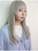 姫カット&ホワイトカラー