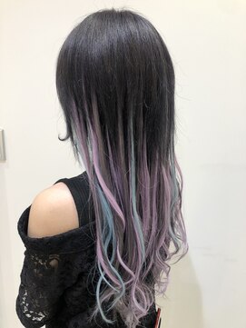 コル(CoL) ◇グラデーションカラー風シールエクステ◇