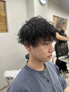 アジールヘア 所沢プロペ通り店(agir hair) ツイストスパイラルパーマダークアッシュブラックケアパーマ所沢