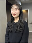 ネビージュ大人ガーリーウェーブミディアム似合わせカット