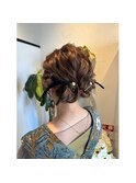 お客様スタイル　　参列ヘアセット