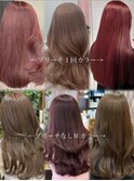 韓国へア/レイヤー/顔周り/ボブ/透明感カラー