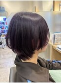 シンプルなボブスタイル