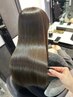 【☆迷ったらこれ☆】カット+うる艶カラー+Period.髪質改善ケラテイン 17600