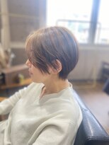 エムエーヘアースタジオ(M/A hair studio.)&nbsp;縮毛矯正ショート◎アンブレラカラー