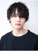 ソフトツーブロック/刈り上げ/センターパート/ツイスト/ビジネス