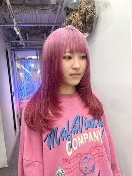 グロウ 渋谷(grow) ☆ルーツピンク×韓国レイヤー☆