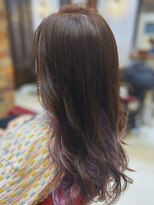 オレンジポップ 検見川浜南口店(ORANGE POP) レイヤーカット+インナーカラー