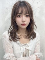 オリンテ バイ レシッド 表参道(orente by rcid)&nbsp;顔周りレイヤーカット髪質改善酸性ストレートグレーベージュ艶髪