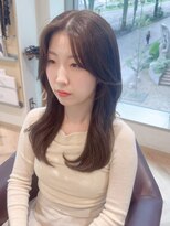 ファースト 仙台店(first)&nbsp;韓国ハッシュカット×オリーブベージュ