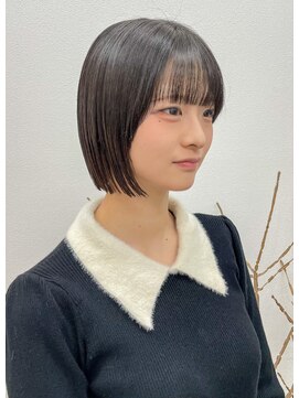 エン 吉祥寺(EN) 20代30代40代前下がり耳掛けショートボブ丸みボブ◎