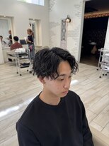 タブー 岐阜店(TABOO)&nbsp;センターパート　スパイラルパーマ