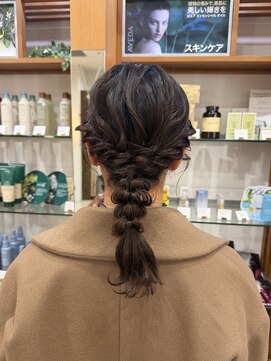 プランタンアヴェダ(printemps AVEDA) ポコポコ編み下ろし