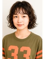 ラレイ ハラジュク(Lalei harajuku)&nbsp;原宿ショートボブレイヤーボブスパイラルパーマ女性レディース