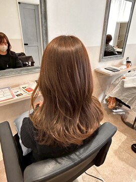 ネリネ 北千住駅東口学園通り前(Nerine) レイヤーカット/マロンベージュ/髪質改善/アッシュベージュ