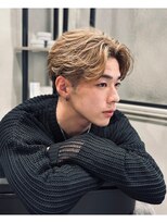 ロンドポレール 北千住(Lond polaire)&nbsp;men's/メンズ/リバースセンターパート/ニュアンスパーマ/