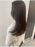 大人可愛い &nbsp;暗髪 シアーグレージュ