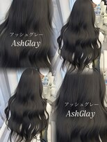 アマトウキョウスマートサロン(AMA TOKYO×Smart Salon) 韓国スタイル/ナチュラルくびれヘア_くびれ巻き_透明感カラー