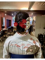 アビリティ ヘアー(ability hair) 卒業式 袴 大人シニオンアップスタイル