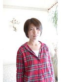 ボブベースのショートスタイル
