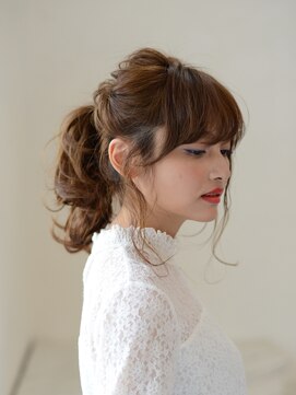 アース 八戸店(HAIR & MAKE EARTH) 女度アップ♪大人ポニーテール