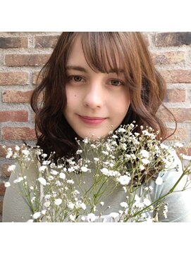 クーエフー(coo et fuu) 20代30代大人ボブ小顔オリーブベージュナチュラルウェーブ近藤