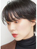 《hair make No.8・中村》シースルーバングマッシュショート